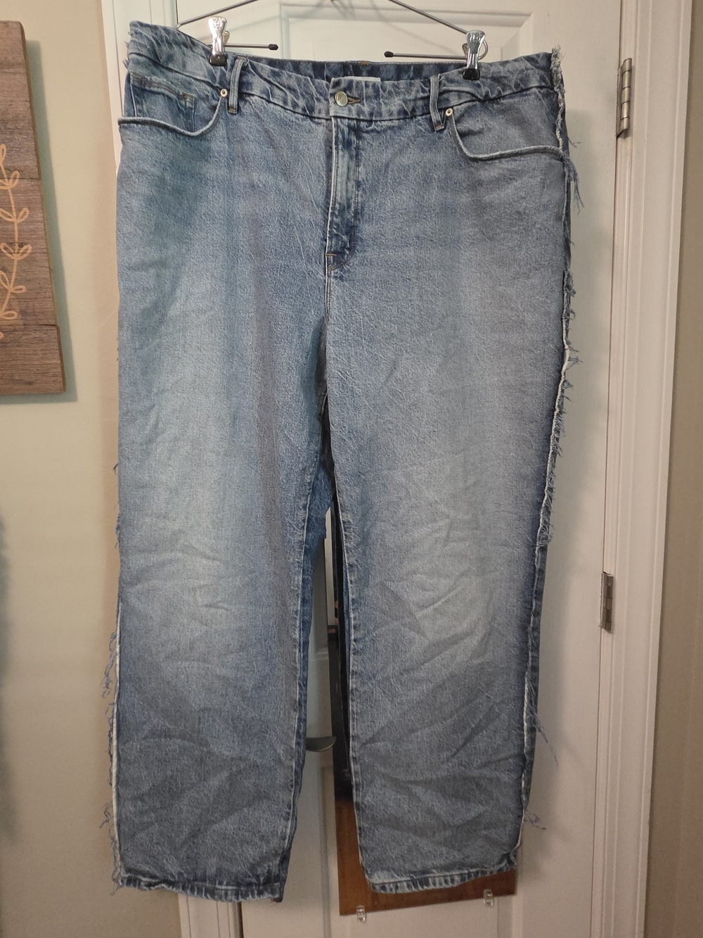 Good American Wide Leg Jeans